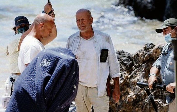 El último. Bruce Willis, ya enfermo, en el rodaje de “Paradise City”.