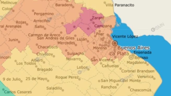 Alerta roja por tormentas en Zárate y alrededores: Nación y Provincia despliegan operativo especial