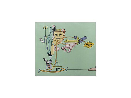 Lux Lindner, uno de los artistas expuestos en las rediseñadas salas del Recoleta.