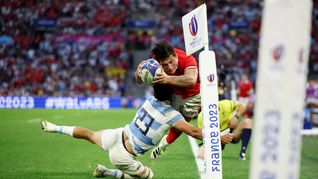 Otro 23 salvador. Moroni y un tackle en el final que aseguró el triunfo de Los Pumas.