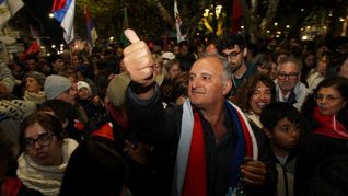 Daniel Ximénez, candidato del Frente Amplio en Lavalleja, espera la confirmación de su triunfo en las elecciones departamentales.
