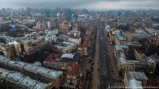 Toque de queda en Kiev.&nbsp;