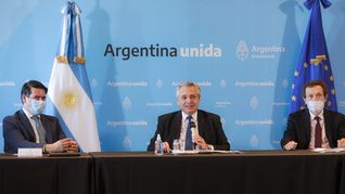 Alberto Fernández firmó dos proyectos para salud e infraestructura con el Banco Europeo de Inversiones