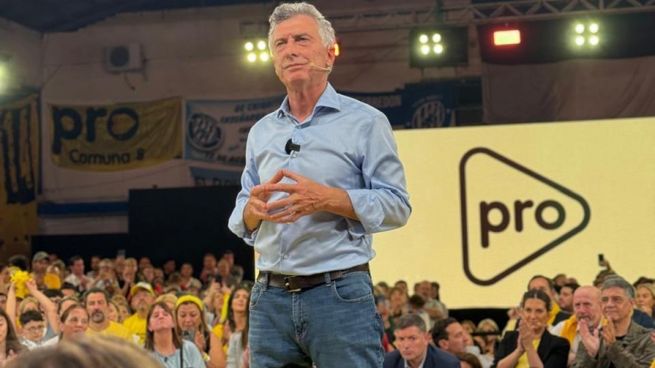 Mauricio Macri aseguró que el PRO está de pie.
