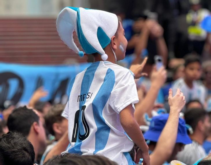 Even the little ones were present at the Argentine party. Even the little ones were present at the Argentine party.