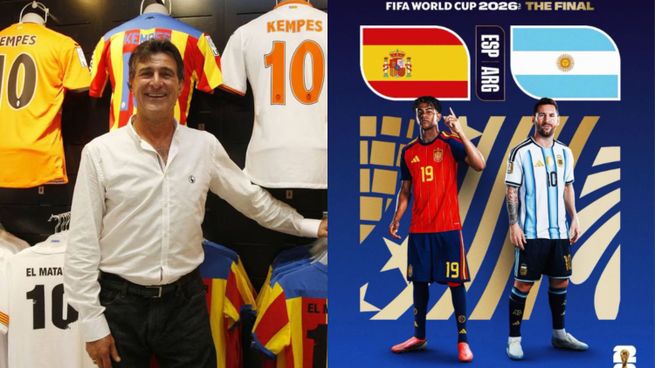 Kempes, un héroe de la Selección argentina dio su opinión de la final del Mundial 2026 ante España.