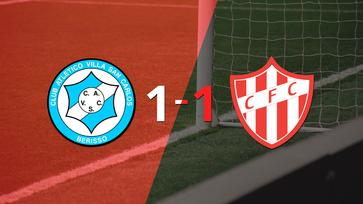 Villa San Carlos and Cañuelas shared the points 1-1