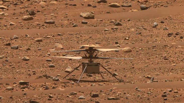 El helicóptero en marte. El helicóptero en marte.