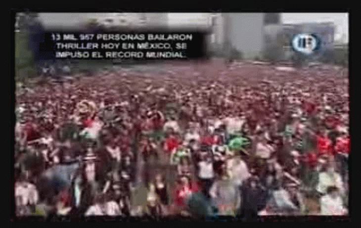 Récord Guinness en México tras bailar Thriller de Michael Jackson