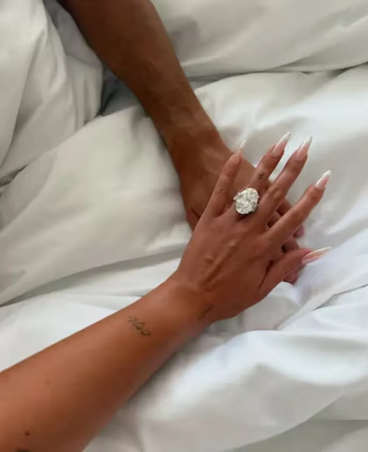 The football star and the ring with which he promised with Georgina Rodríguez.