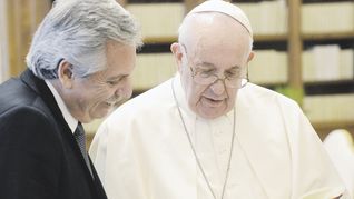retorno. Alberto Fernández volverá a ver al Papa en el Vaticano por última vez como Presidente.