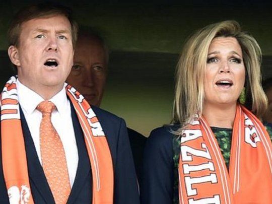 Los reyes Guillermo y Máxima. 
