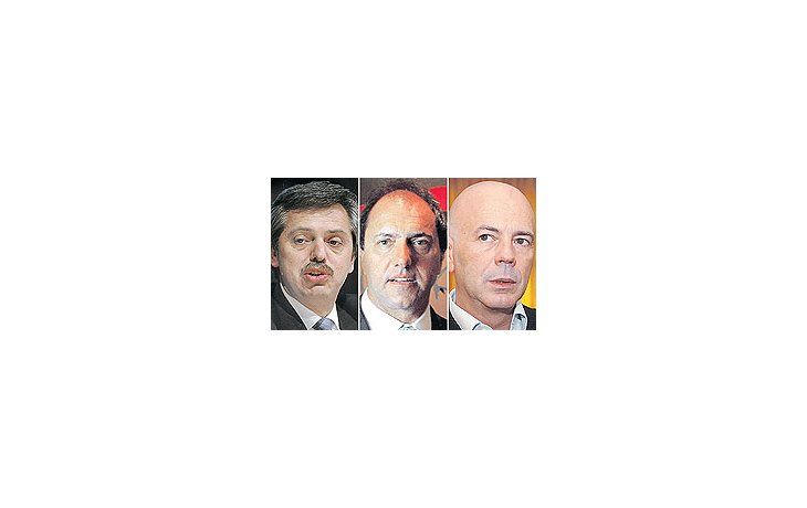 ámbito.com | Alberto Fernández, Daniel Scioli y Jorge Telerman