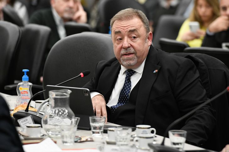 Marcelo Aebi, durante su intervención en comisiones de Diputados. Marcelo Aebi, durante su intervención en comisiones de Diputados.