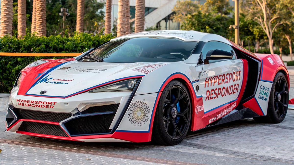 The United Arab Emirates presented the fastest and most expensive ambulance in the world