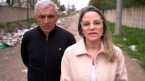 El excomisario Salvador Baratta y la candidata Carolina Píparo.&nbsp;