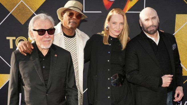 The cast of Pulp Fiction reunited 30 years after the release of Quentin Tarantino’s film