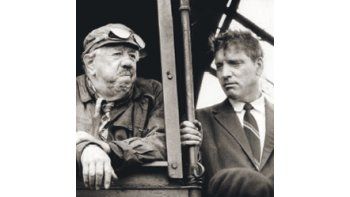 Michel SImon y Burt Lancaster en “El tren”, de John Frankenheimer.