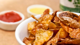 Snacks con cáscara de papa: la&nbsp;receta﻿ definitiva.