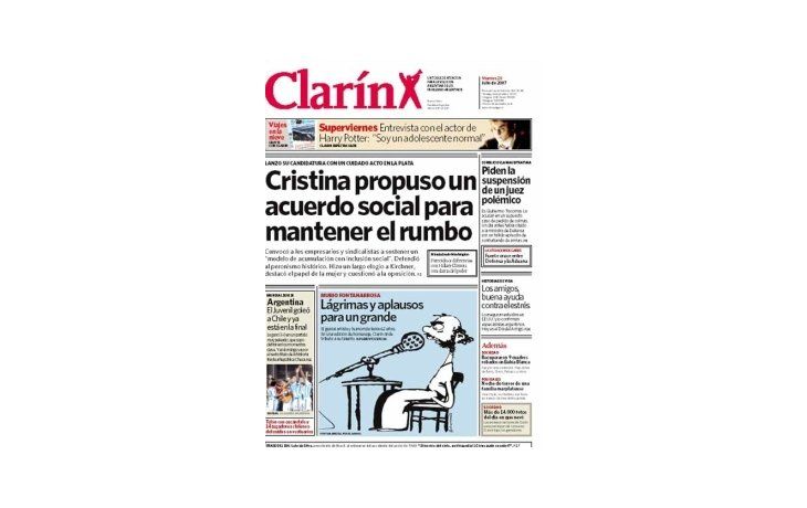 ámbito.com | Tapa de viernes 20 de julio de 2007.