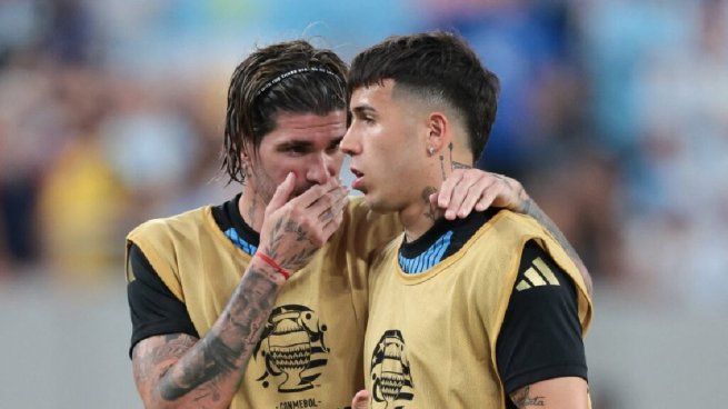 Rodrigo De Paul y Enzo Fernández