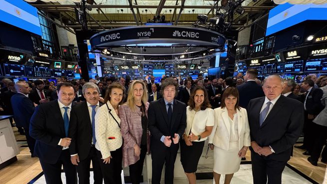 Tras la visita de Javier Milei a Wall Street, las acciones argentinas cayeron por toma de ganancias.