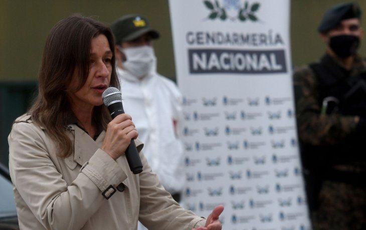 La ministra de Seguridad, Sabina Frederic.