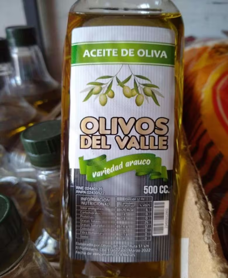 El aceite de oliva prohibido por ANMAT.