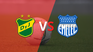 the game between defense and justice and emelec begins at the diego armando maradona stadium