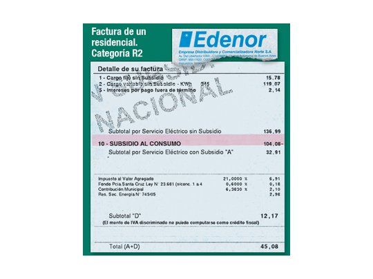 Sin subsidio, luz sube más del 300%