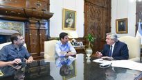 Alberto Fernández recibió al intendente del Partido de la Costa