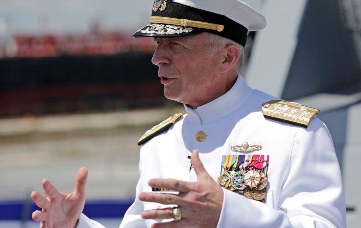 El almirante Craig Faller, titular del Comando Sur de los Estados Unidos﻿