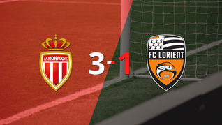 en su casa, monaco vence 3 a 1 a lorient