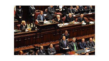 El primer ministro italiano se sometió a una prueba de confianza ante la Cámara de Diputados.