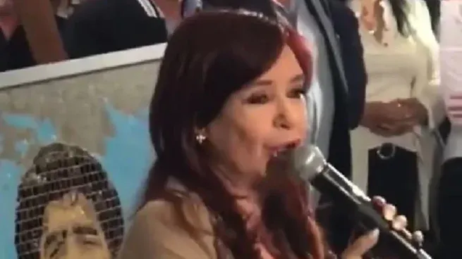 Cristina Kirchner se despidió del Senado.