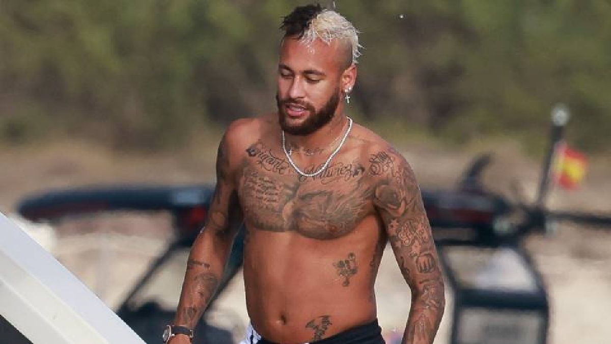 El impactante tatuaje de Goku que se hizo Neymar