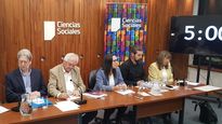 Ope Pasquet, Rodolfo Saldain, Karina Sosa y Sergio Sommaruga.