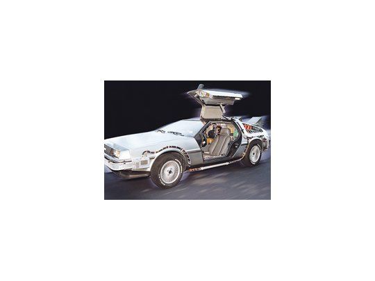 Una de las estrellas de la subasta, que se realizará el fin de semana, será la maqueta del histórico De Lorean, de la película «Volver al futuro».