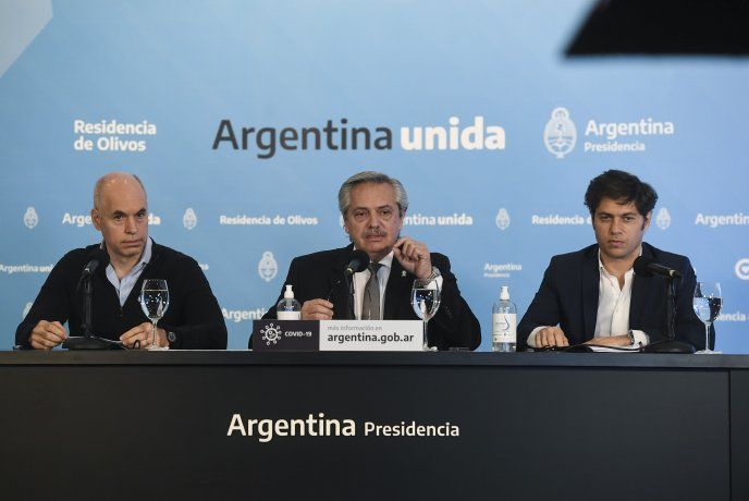 Larreta, Fernández y Kicillof, nuevamente reunidos con el foco en Buenos Aires y alrededores