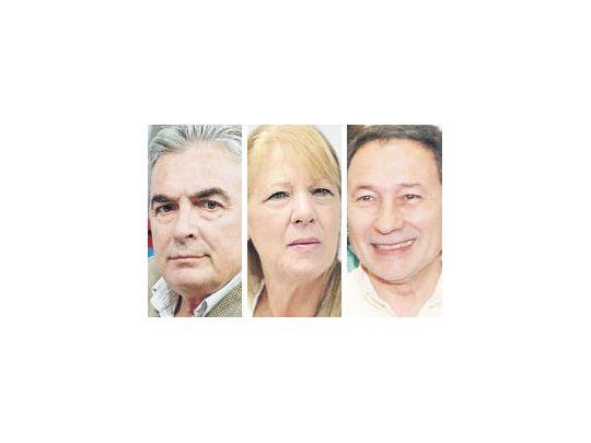 Jaime Linares, Margarita Stolbizer y Jorge Ceballos