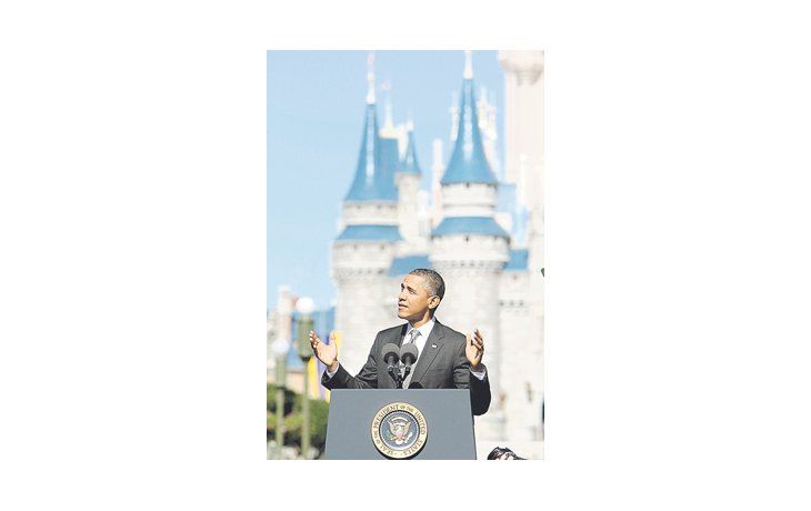 ámbito.com | Barack Obama viajó ayer a Orlando y visitó Disney World, donde anunció que se acelerará el procedimiento para entregar visas a turistas de Brasil y China, un modo de fomentar el empleo en EE.UU. Los republicanos reaccionaron al viaje presidencial a uno de