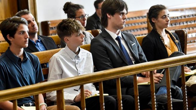 El primer día de juicio contra el Estado por el cambio climático.&nbsp;