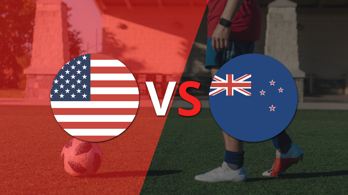 New Zealand plays a friendly match with the United States