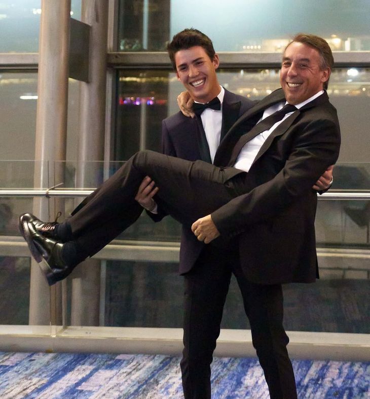 Emilio Azcárraga Fastlicht y su padre Emilio Azcárraga Fastlicht y su padre