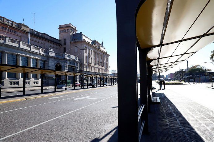 El paro en Buenos Aires. El paro en Buenos Aires.