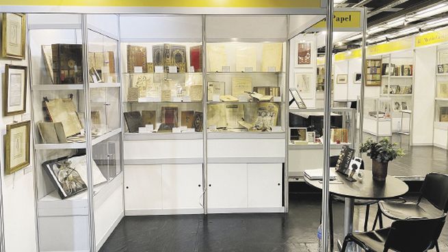 feria. El stand de Aizenman, uno de los expositores en esta edición.