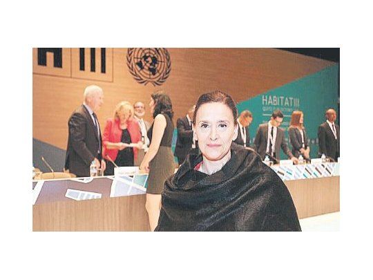 hábitat. Gabriela Michetti participó en Ecuador de reunión de la ONU.
