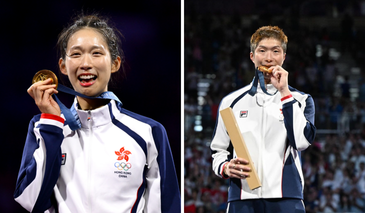 Hong Kong fencers Cheung Ka Long and Vivian Kong Man Wai, who won gold medals in Paris, have been given lifetime metro passes. Hong Kong fencers Cheung Ka Long and Vivian Kong Man Wai, who won gold medals in Paris, have been given lifetime metro passes.