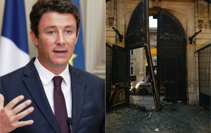 Evacuan al vocero del gobierno francés por ataque de los chalecos amarillos