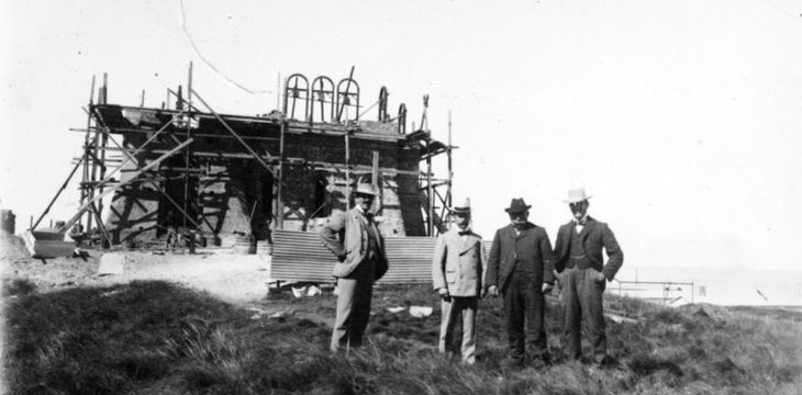 Una de las construcciones planificadas por el Ingeniero Luis Augusto Huergo. Una de las construcciones planificadas por el Ingeniero Luis Augusto Huergo.